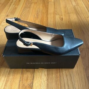 Naturalizer Black Slingback Heels